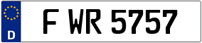 Truck License Plate